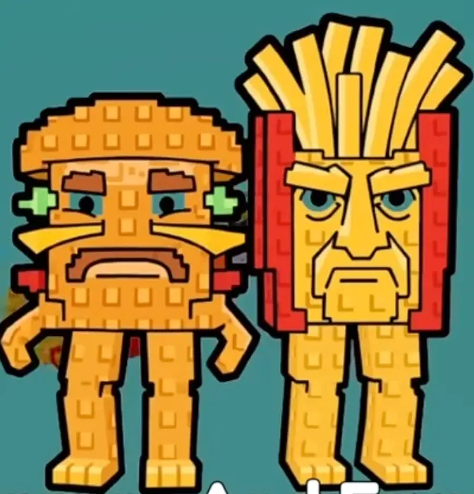 Burguro And Fryuro - Secret rarity brainrot in Find the Brainrot