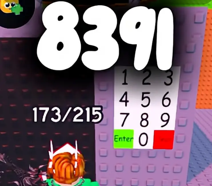 Trampoline Room Door Code 8391